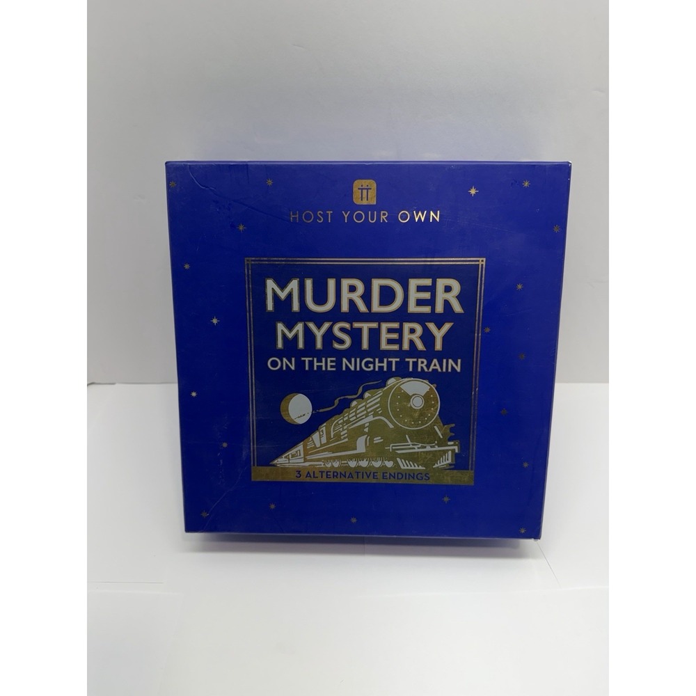 Murder Mystery on the Night Train, Host Your Own Murder Mystery- New Open Box